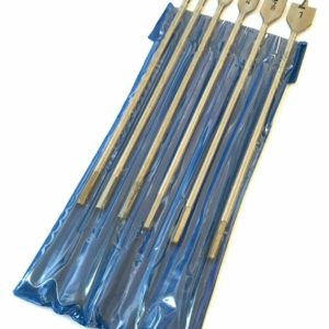 IM VERA Ptc 12 Industrial Spade Paddle Flat Wood Boring Bit Set 3/8 x 1 (6 PCS)