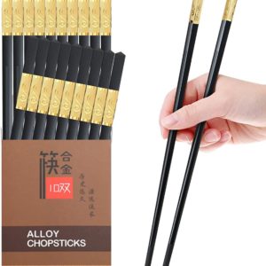 Chopsticks Reusable Dishwasher Safe 9.5 Inch 10 Pairs