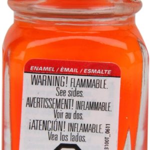 Testors Enamel Paint 0.25 oz (Orange Fluorescent)