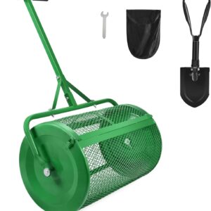Seeutek Compost 24" Peat Moss Spreader Green